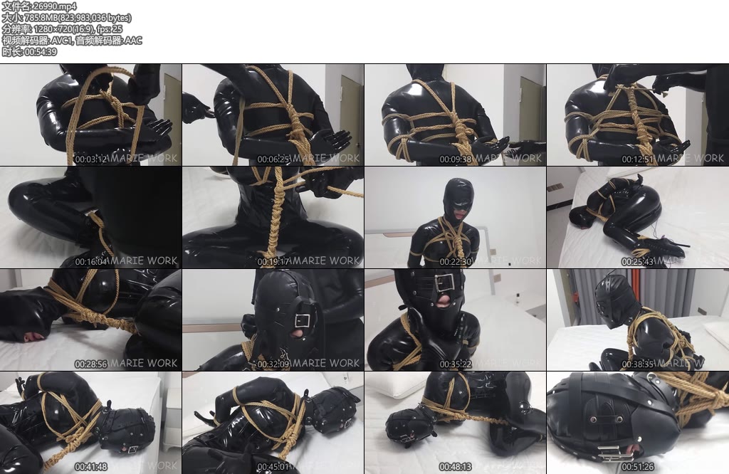 [Namarie Work] 假期我要被拘束乳胶娃娃全包拘束（3）-丝依依