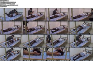 [新月原创] 荷露被入室捂晕的黑丝女学生大字捆绑挠全身挣扎很激烈-丝依依