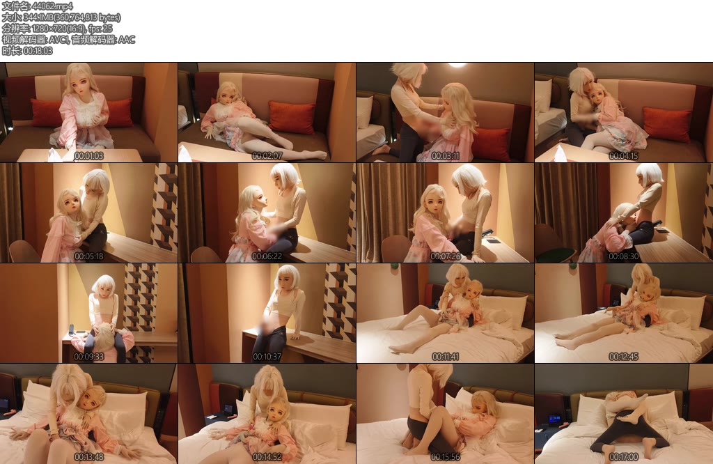 [黎梦原创] 黎梦LEEDM 双娃kigurumi面具里传来的闷闷声音-丝依依