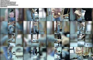 [象人原创] 小R紧身牛仔裤帆布鞋，绑起来各种欺负挑逗-丝依依