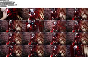 [JIOJIO原创] JIOJ缚馆 11PU红皮衣马具口球单手套K9腿套拘束调教椅子强制分腿坐立固定震动B强制GC-丝依依