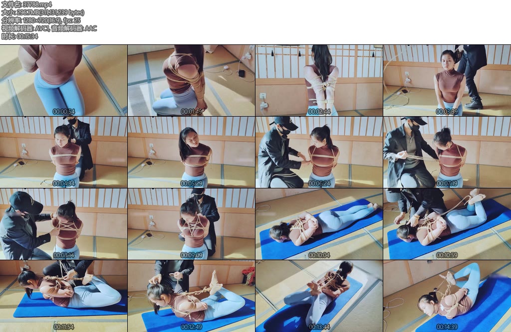 [一绳所爱] 舞蹈演员莹莹绳艺初体验-丝依依