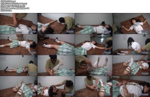 [MJ影视] JK女生遭劫 清秀漂亮的JK装女生婷婷放学回家到门口被劫持捂晕捆绑调侃羞辱匕首扎死分割-丝依依