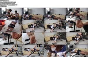 [绳之韵] 美女小凡的另类兼职（第二集）水手裙驷马缚虐、滴蜡、强高、嫩脚心，鞭打-丝依依