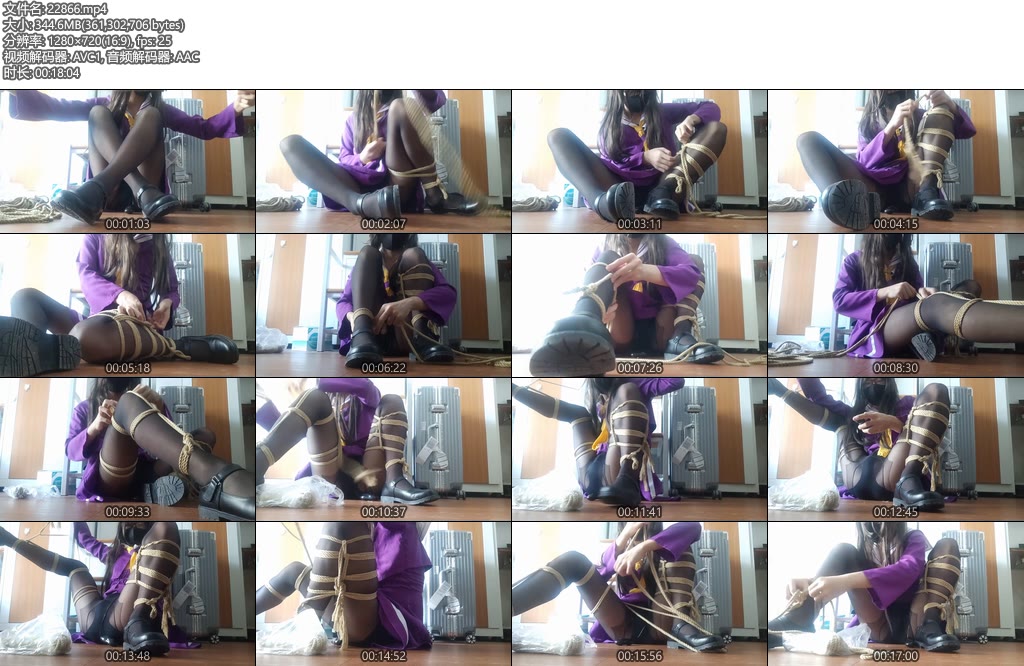 [亚洲绳艺] 靑空用训练器high一把-丝依依