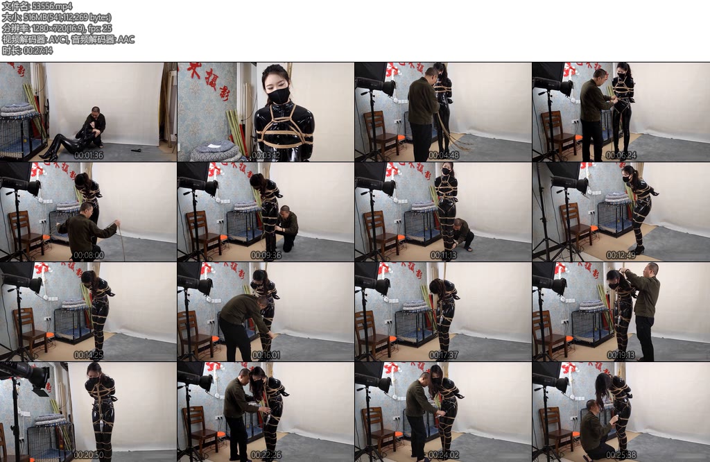 [束缘阁] 杨蕊俘获全身胶衣手套黑靴黑马甲的女特工-丝依依