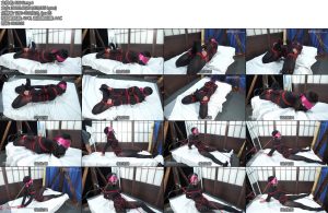 [试炼原创] 小欣紧身衣红绳放置丝巾堵嘴肌肉贴封嘴蒙眼紧身衣红绳放置挣扎-丝依依