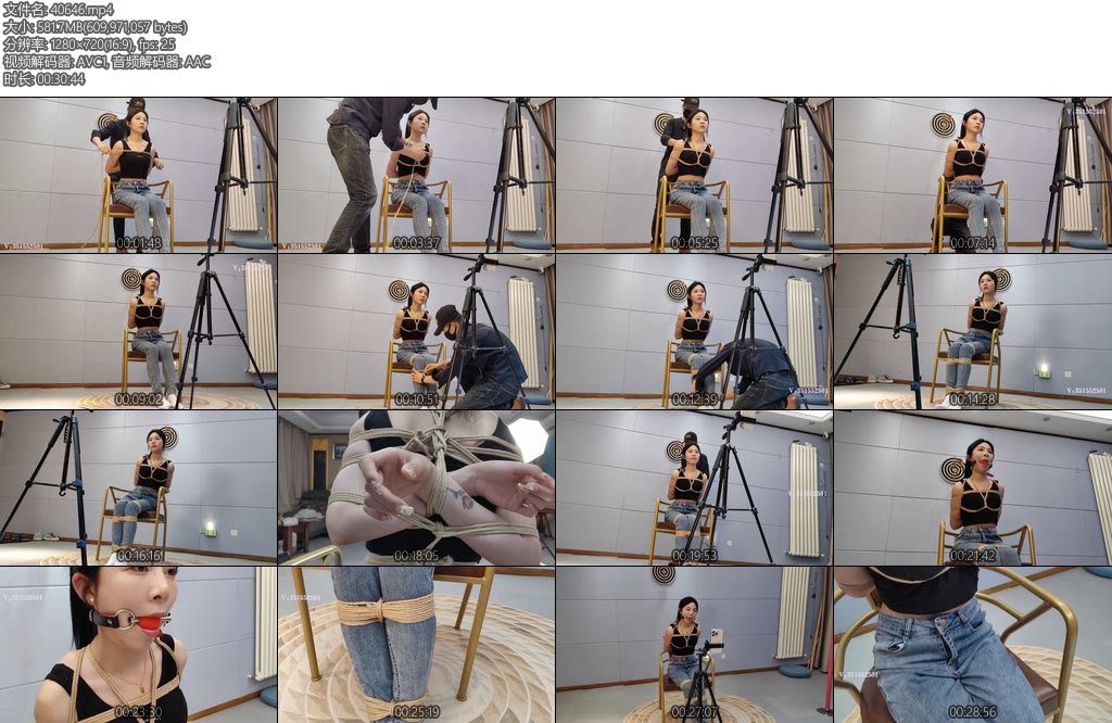 [一绳所爱] 梦瑶捆绑起来刷抖音-丝依依