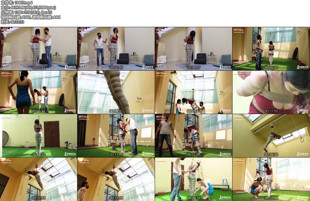 [半岛束艺] 容易把胸挤爆的悬吊~佐伊-丝依依