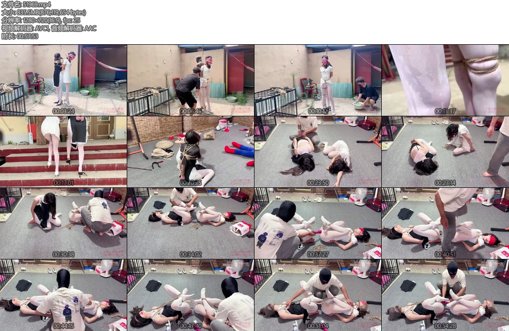 [媚娘原创] 三五小脚双人被吊起重机双头假Y不断强G-丝依依