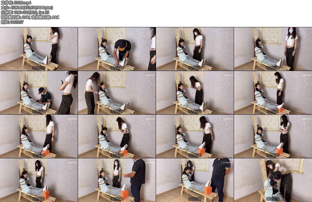 [龙飞原创] 老虎凳犯人拒不交代恐吓捆绑逼问-丝依依