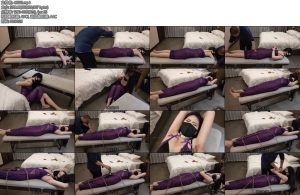 [随心原创] 杨蕊紫纱衣丁字裤凳子上固定的鱼弹性十足的打屁股-丝依依