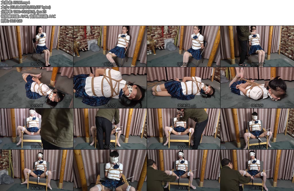 [随心原创] 妍妍面试的白丝小学妹丝袜蒙眼丝巾开口器-丝依依