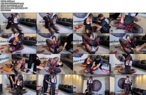 [雨辰原创] 楠楠夜半来访伪娘女仆装红绳捆绑放置 强高SP羞辱体验-丝依依