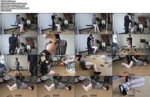 [绳之韵] 小呆惊艳白丝职业装（第一集）娇嫩俏OL、口球封堵，捆绑手脚，一贯的真实与重口-丝依依