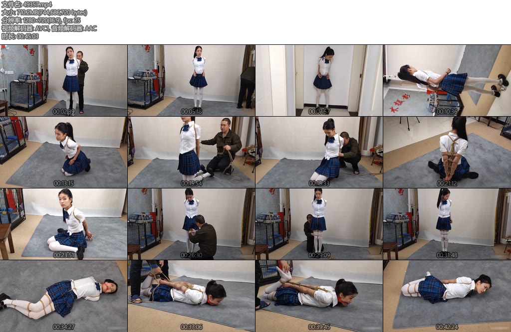 [随心原创] 妍妍JK小女囚-丝依依