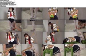 [灰太郎的羊] 甜妹希希挑战游戏意外成就摇臀舞失败惩罚单腿吊缚驷马TK跪缚挠脚心哼哼唧唧不断-丝依依