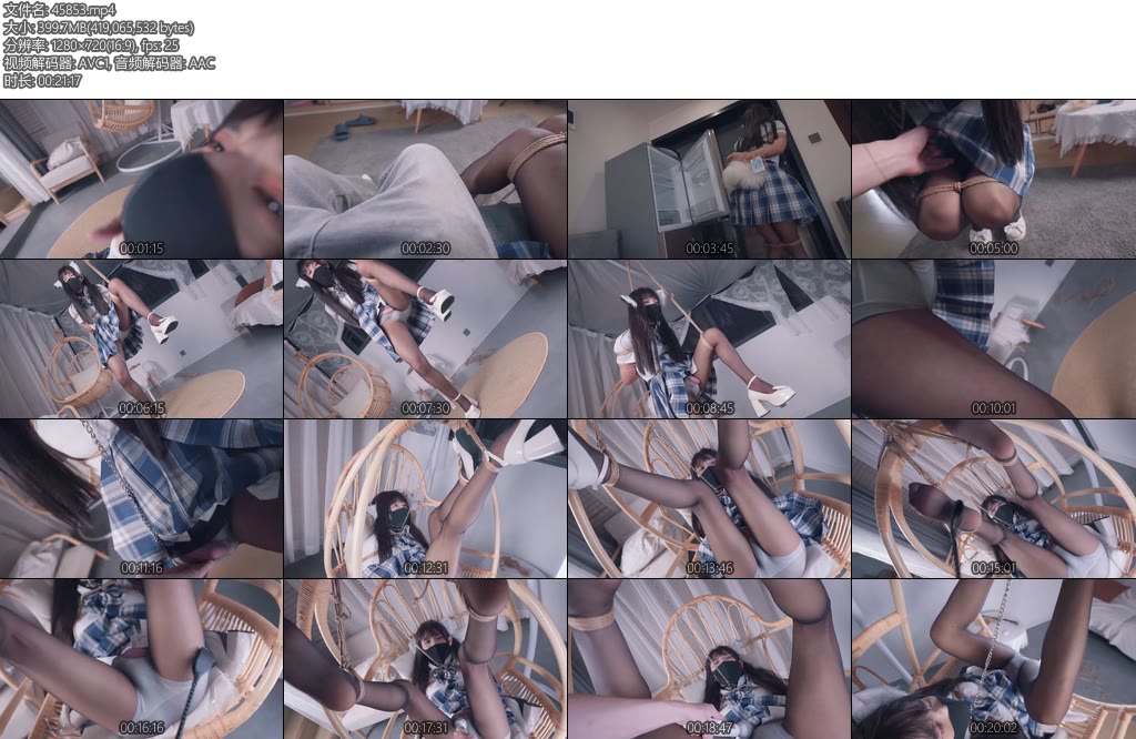 [丝米原创] 圈养调教男娘小叶（2）主人命令小叶去拿牛奶脚被锁链锁着只能慢慢挪着过去因为花的时间太长被主人单腿吊缚起来不解气-丝依依