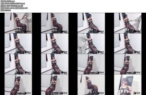 [缚心室] House of gord复刻之Air Chair黑丝美女的绝望体验完全无法动弹郊狼安排上炮机暴力输出只能无助的一次次GC-丝依依