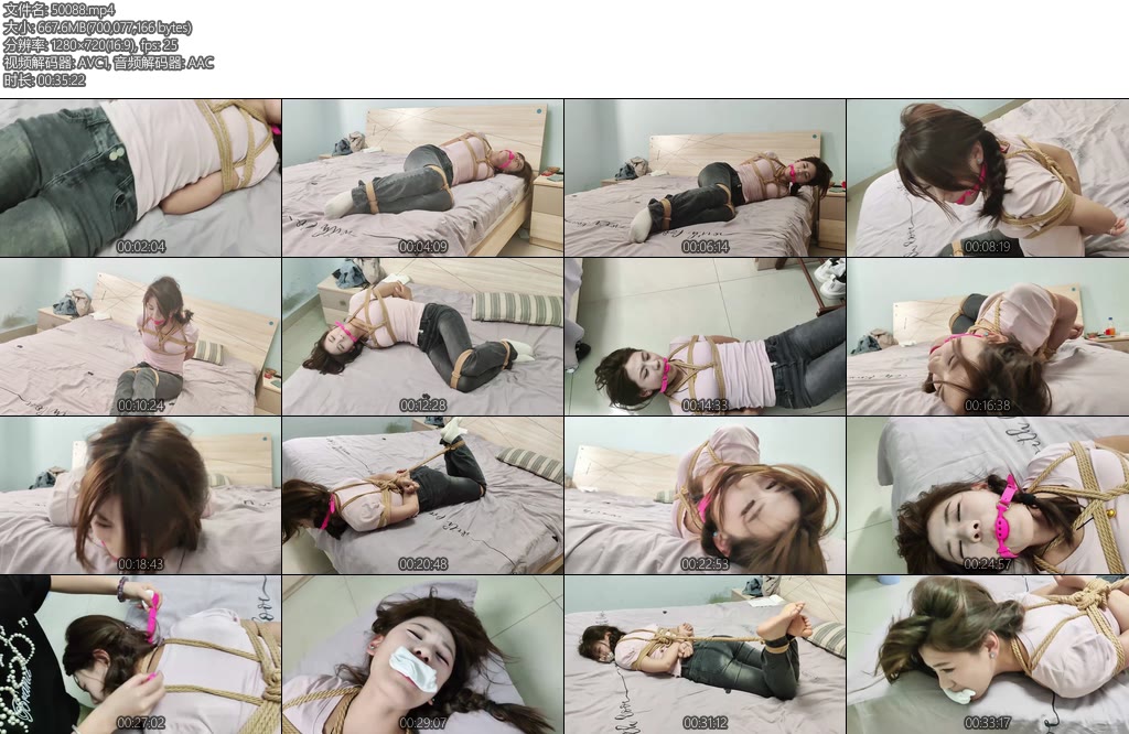 [禾一原创] 十一复拍原来的剧本换了套衣服演技在线挣扎很卖力很不错的小姐姐-丝依依