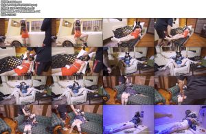 [绿帽学院] 胶带面具 多层包头 滴蜡折磨-丝依依