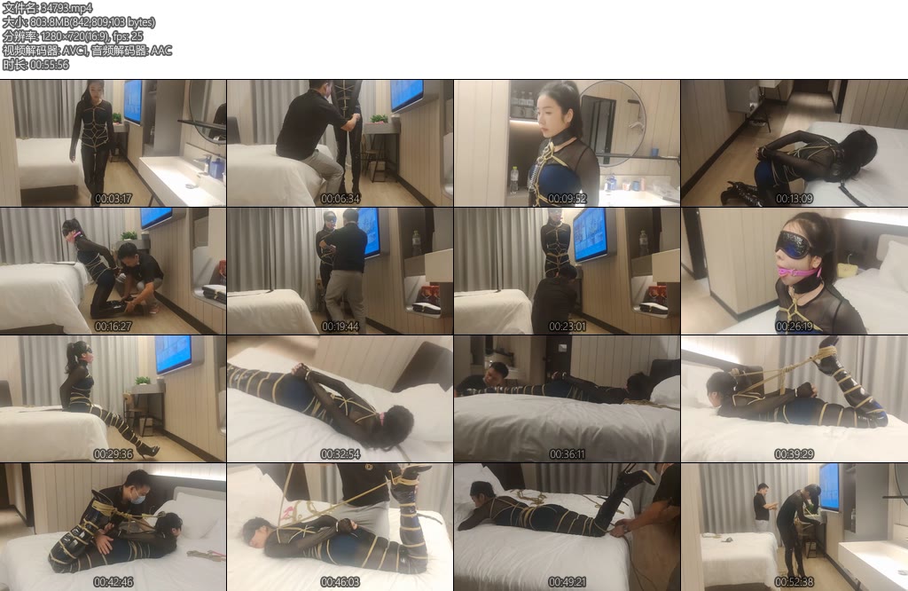 [素人原创] 小玉连衣裙过膝长靴马油黑丝袜捆绑调教-丝依依