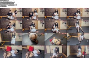 [悦感日记] 小美再次挑战紧缚调教滴蜡K9踮脚罚站SP崩溃了-丝依依