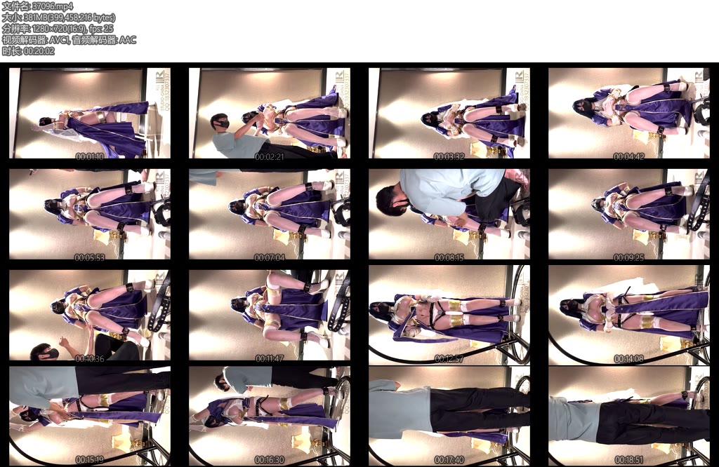 [RLL原创] 拘束档案（1）圣处理修女彼得罗涅白丝手铐脚铐开腿器粘液抹油振动-丝依依