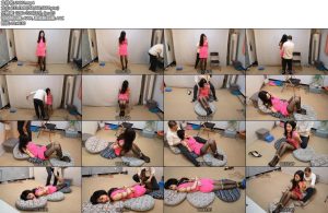 [随心原创] 江奈黑丝 驷马被绑口球加紧缚-丝依依