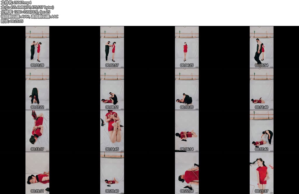 [鑫鑫原创] 韵味少女红色旗袍首次捆绑体验-丝依依