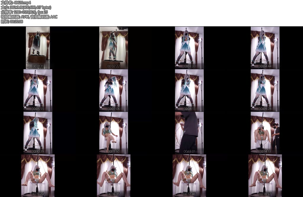 [RLL原创] 拘束档案20流萤拘束内衣振动开腿放置M腿-丝依依