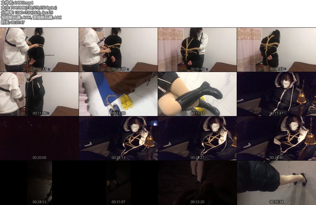 [可乐inrey] 捆绑户外调教-丝依依