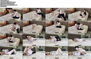 [亚洲绳艺] 白色连体睡衣白丝简单挠痒痒AM棒GC笔快玩坏了-丝依依