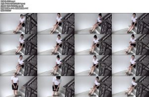 [子衿原创] 小雅职业装肉丝镣铐楼道聊天-丝依依