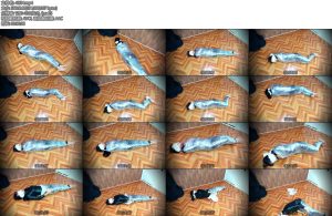 [亚洲绳艺] ミイラ状態女スパイラップ拘束脱出-丝依依