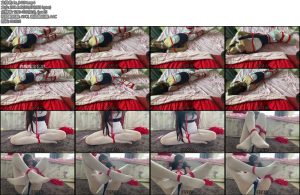 [玖喵原创] 白丝海老縛调教-丝依依