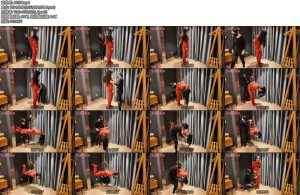 [美曦原创] 美曦连体丝袜空中吊绑榨汁空中吊缚榨汁吊到猪叫声不是喜欢吊缚呢看你是嘴硬还是我的绳子硬-丝依依