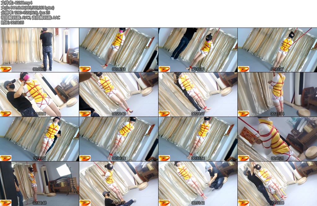 [魅影空间] 颖颖啤酒妹勒阴吊168在读妹颖颖体验紧缚片足勒阴踮脚吊棒棒震-丝依依