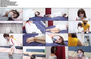 [得意客] 肤白貌美的小姐姐被胶带捆绑封嘴-丝依依