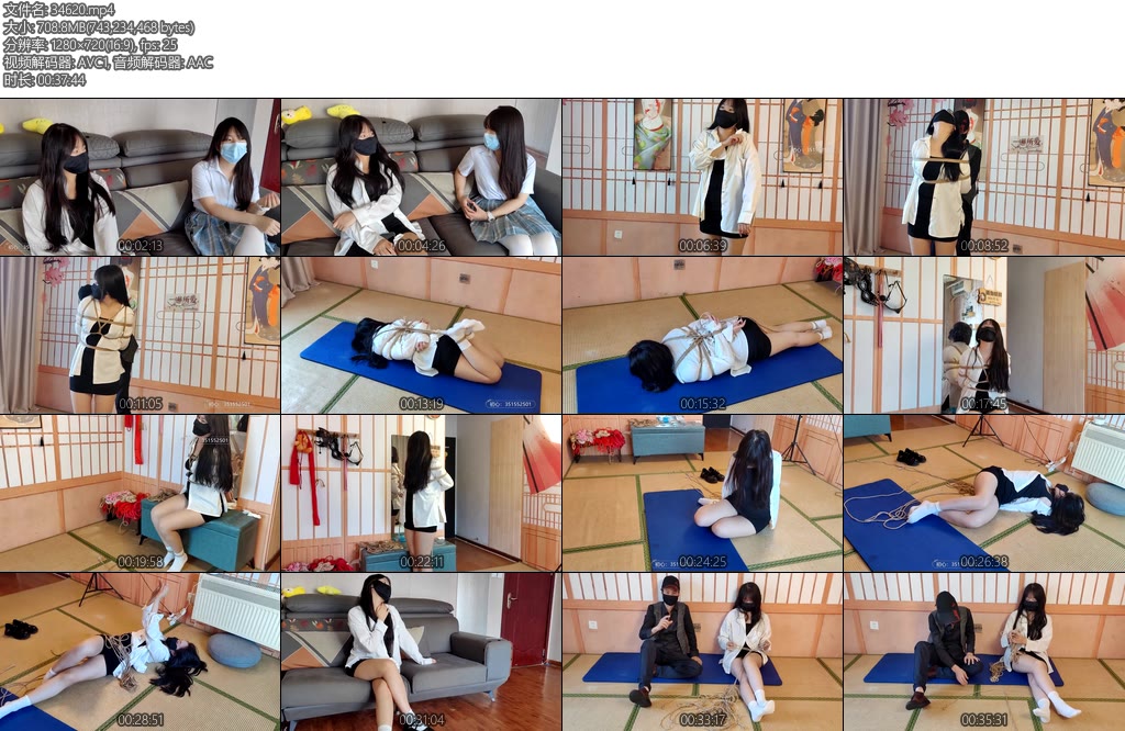 [一绳所爱] 全国绳艺逃脱挑战赛女生挑战-丝依依