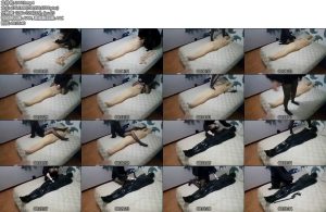 [亚洲绳艺] 丝袜全包和真空乳胶睡袋紧缚臭黑丝折磨无限榨汁坐脸鞭打sp-丝依依