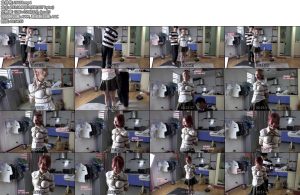 [子衿原创] 高中生冰冰完美身材衬衣短裙日式吊绑第一次尝试口球口水内衣花纹清晰可见带上口球还要一直说话不一会口水就流下来滴到胸上了-丝依依