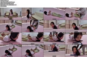 [素人原创] 大学生小姐姐体验瑜伽服白袜五花大绑驷马紧缚口球放置流口水-丝依依