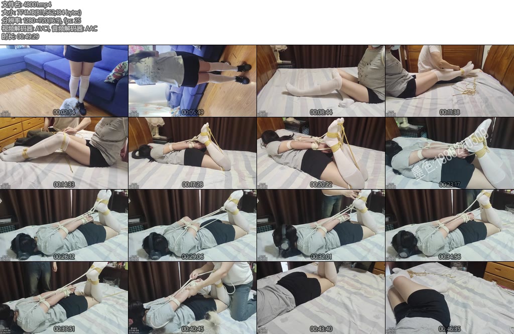 [亚洲绳艺] 追逐梦想 新人妹子小楠约绑记录续集-丝依依