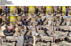 [贝特原创] 黑丝紧缚可以驾驭任何风格的小艺黑丝的性感风格露脐装全身紧缚系列戴着口球流了大量口水楚楚可怜-丝依依