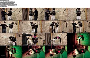 [一绳所爱] 珍珍白色紧身裤单腿悬吊体验-丝依依