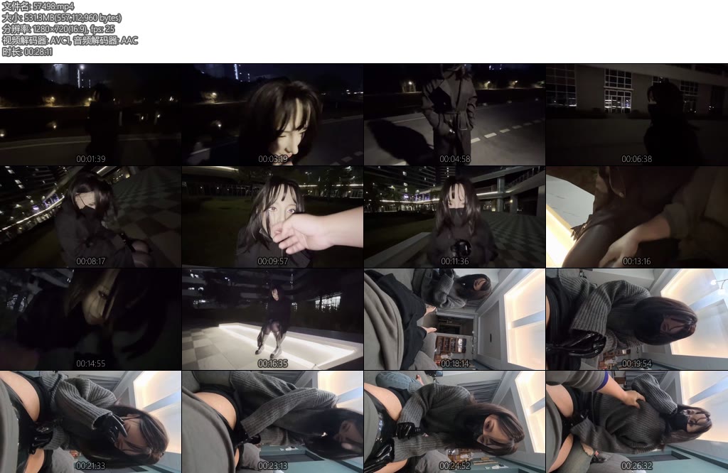 [闪闪原创] 室外与室内穿高领毛衣的面具女出差前和出差中的探望-丝依依