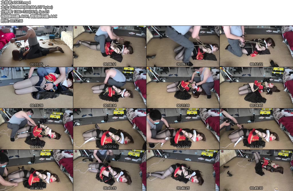 [绳之韵] 蝶儿黑丝红骑士无量塔姬子的女奴游戏之旅（第二集）黑丝美腿玉足、驷马、股绳-丝依依