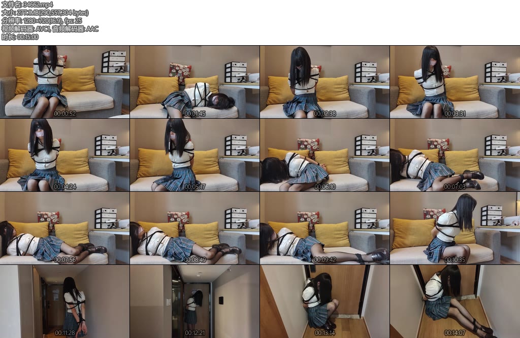 [深海里的猫] 超高颜值JK大长腿妹妹首次体验捆绑-丝依依