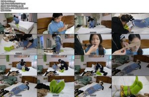 [JS原创] 八月狂欢节 玖念 入室劫案（7）Part1：美女回到家中忘记锁门被匪徒入室捆绑劫持猥亵-丝依依